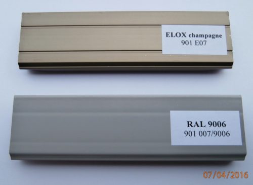 síť proti hmyzu RAL 9006, ELOX champagne